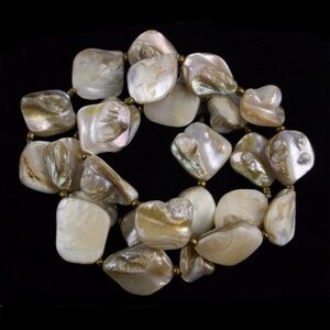 Vintage Designer Shell Bracelet‎ Set of 3
